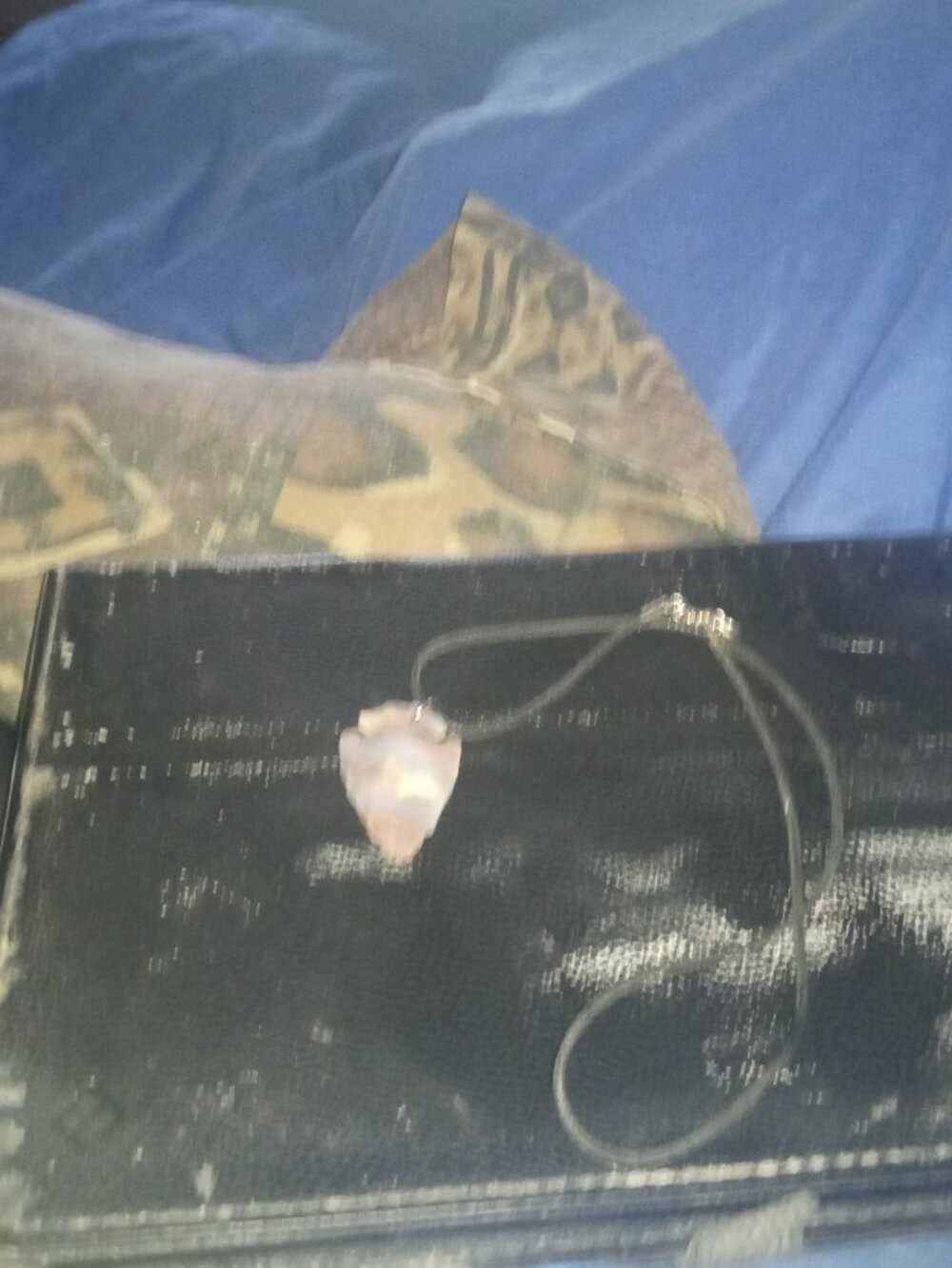 Handmade Stone Arrowhead Necklace